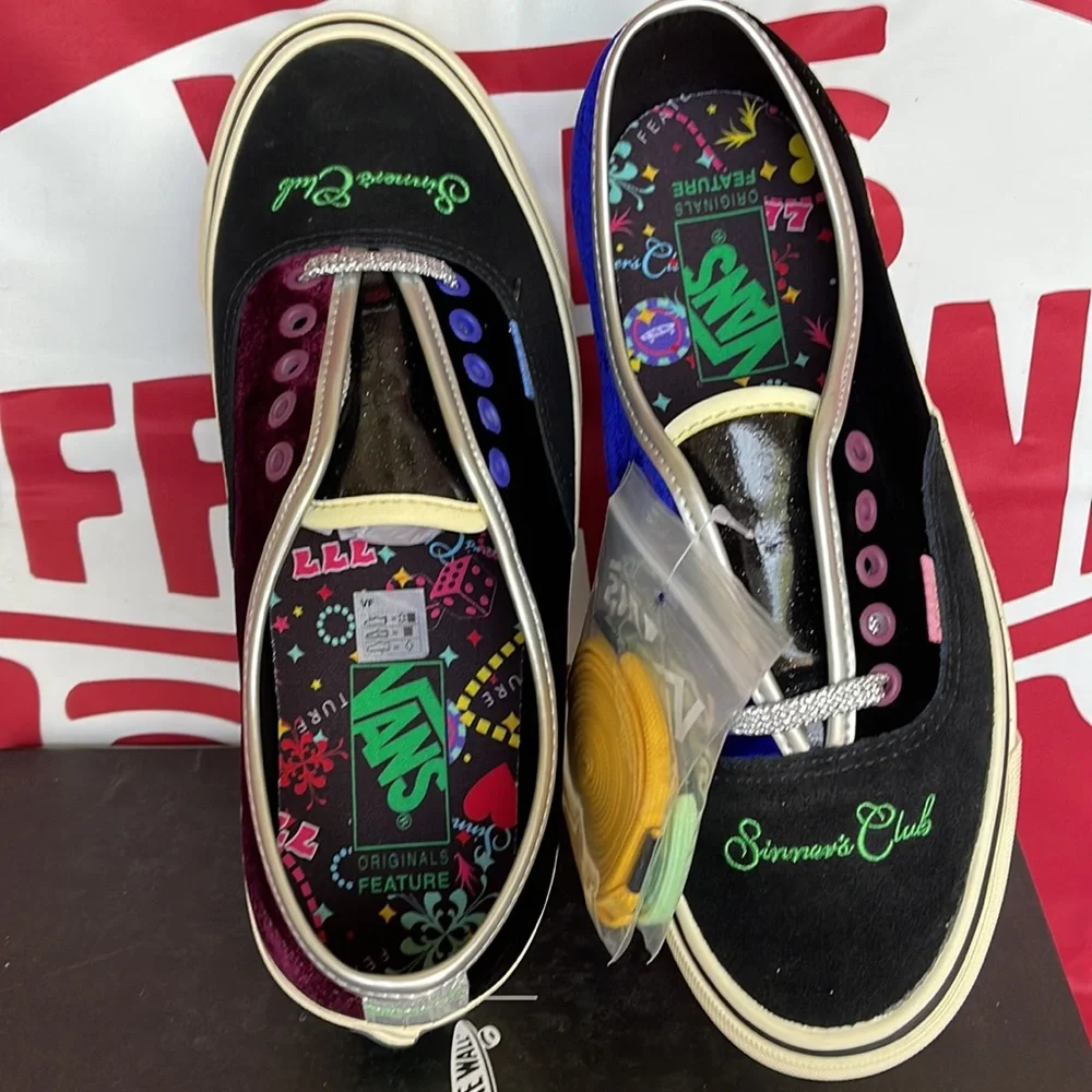 Vans Og Authentic Lx (Sinner'sclb)Bktrnsprntyw VN0A45JJ03E WMNS sneakers